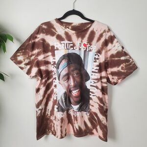 Tupac Shakur "Poetic Justice" tie-dye t-shirt by Chemistry Size Men's XL Cotton